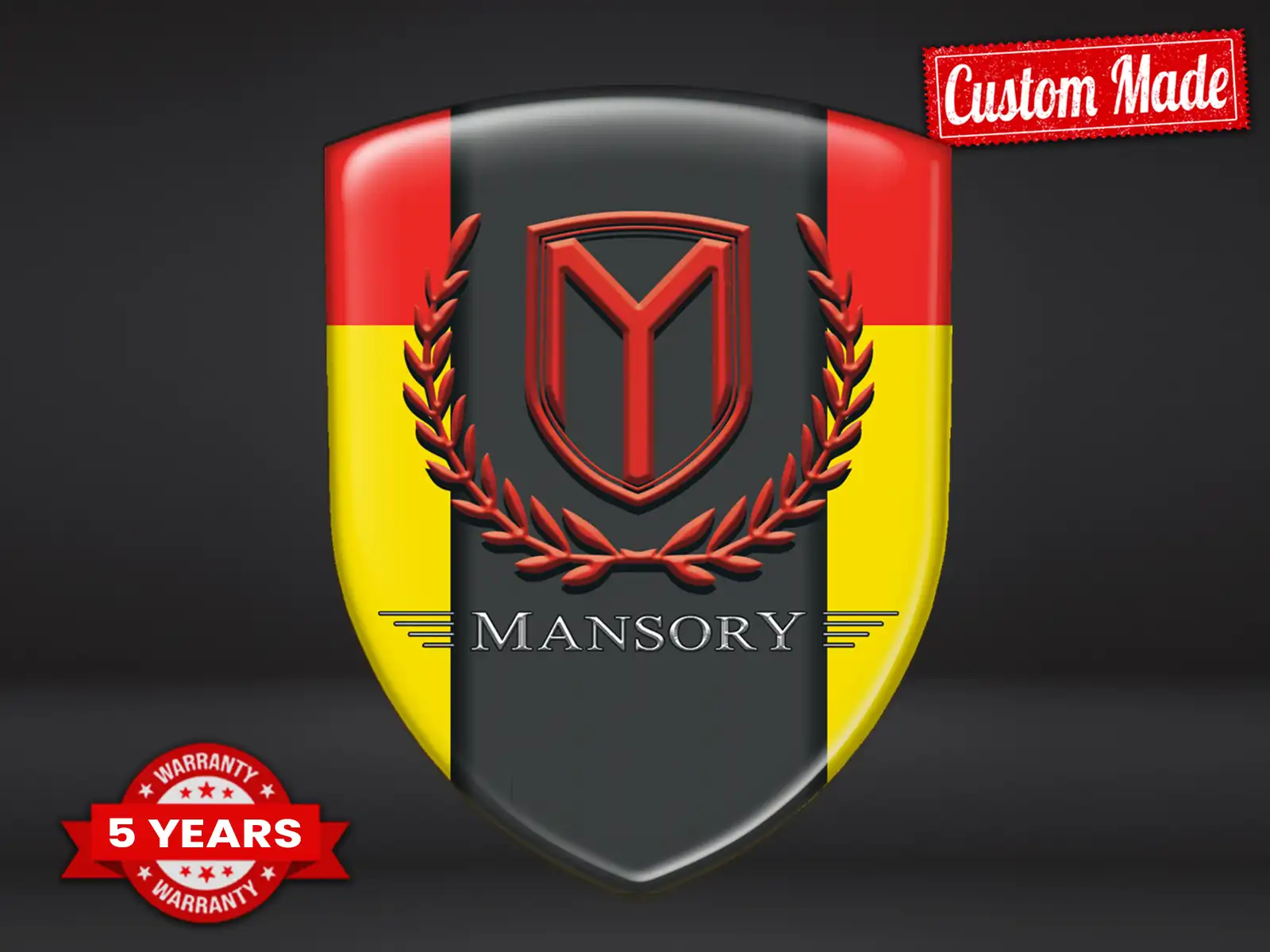 Mansory Heckscheibensticker Edition Stilvoll Modern
